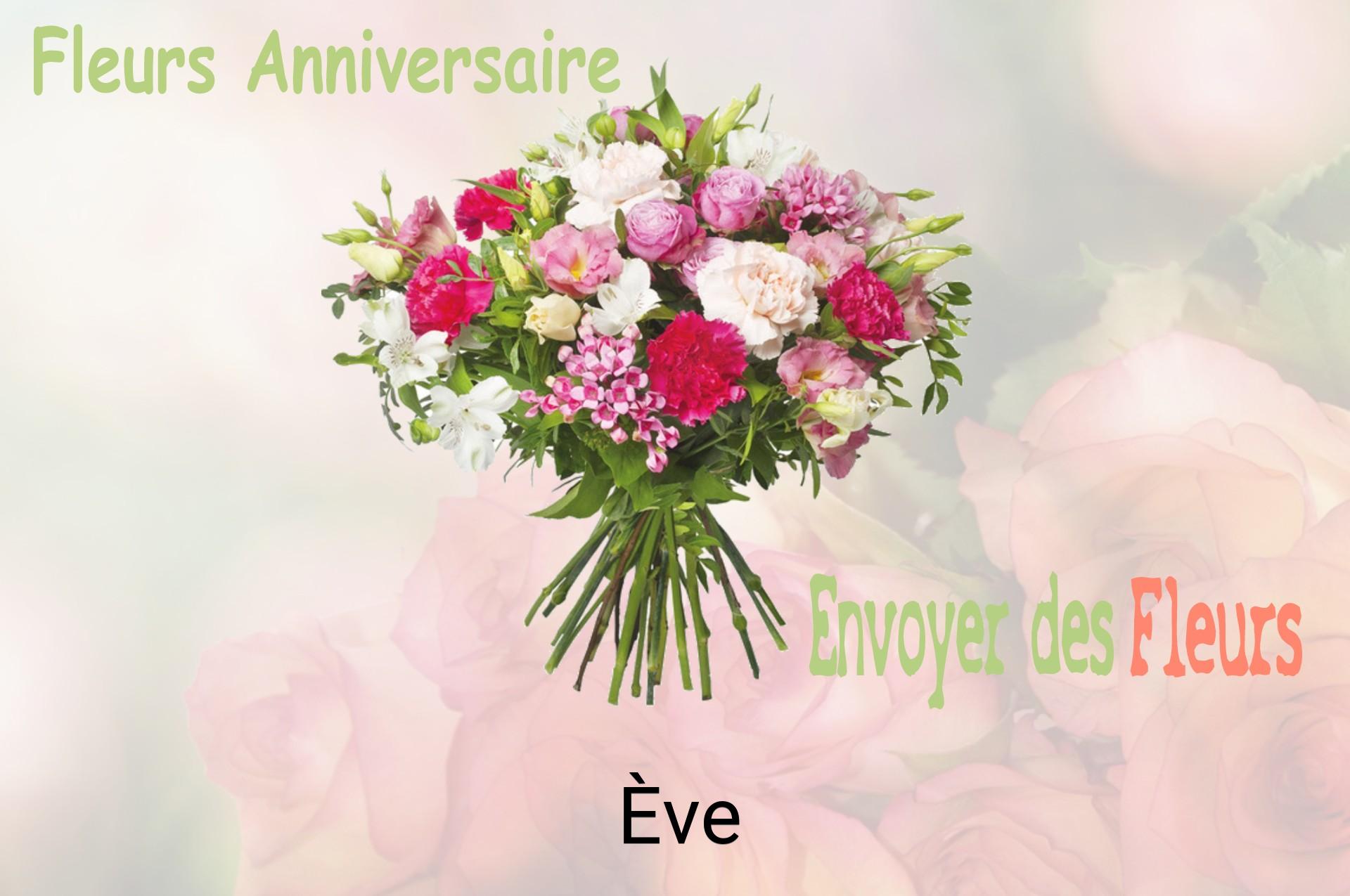 Bouquet de fleurs d’anniversaire livré à Ève